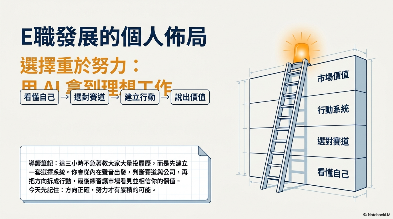 選擇重於努力課程的實際首頁教材